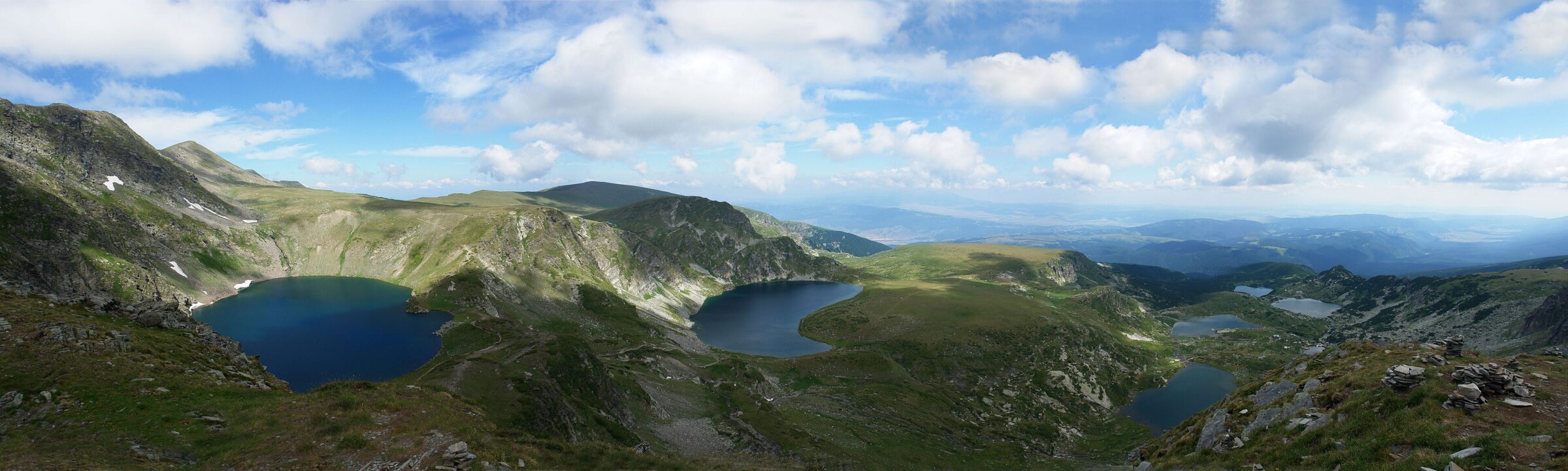 The Seven Rila Lakes in their glacial cirque
