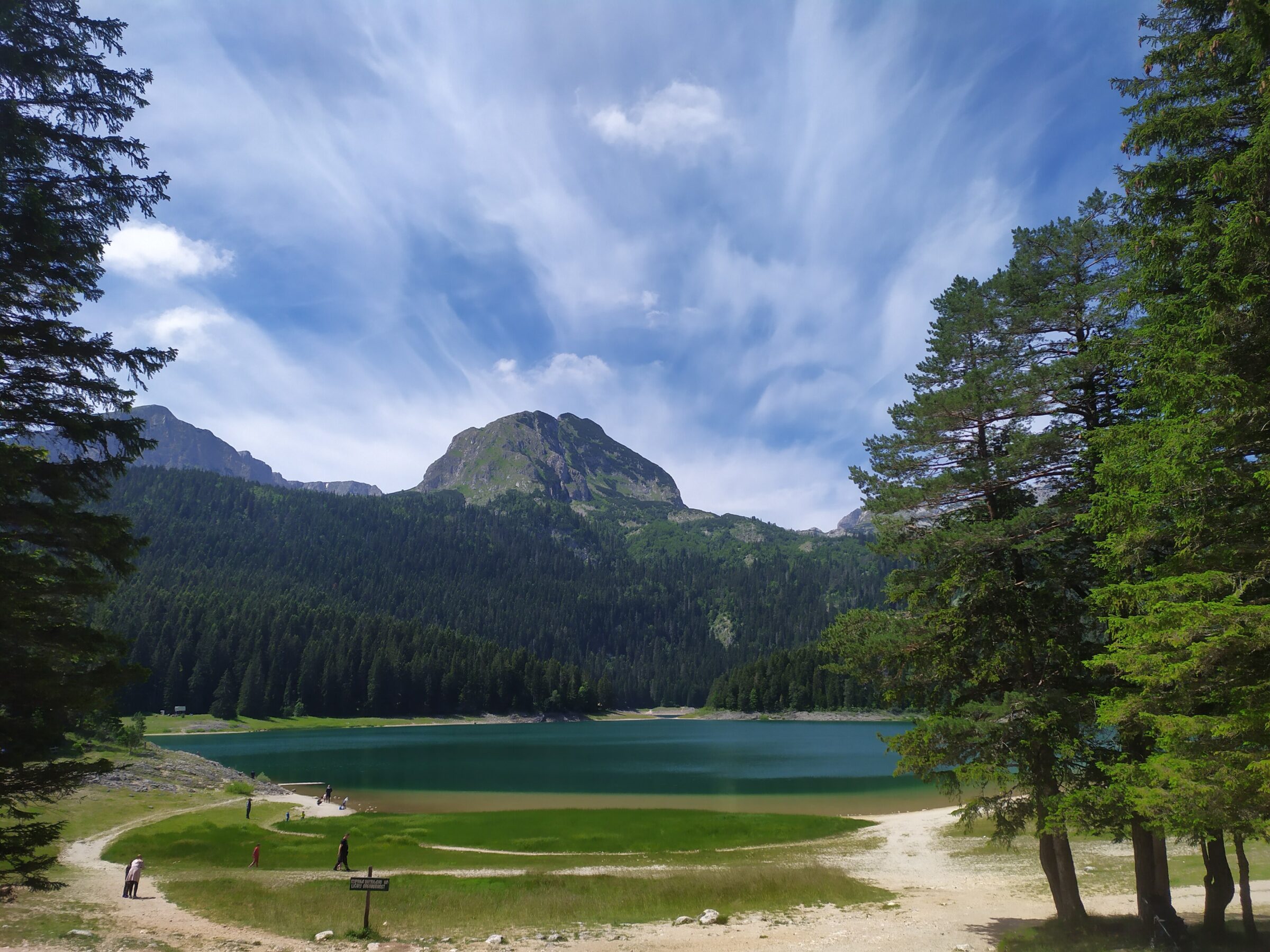 Black Lake below Međed peak in Durmitor